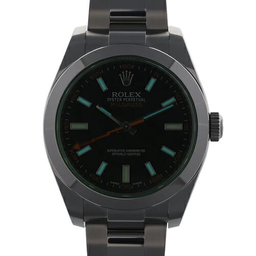 [115109] Rolex Rolex 116400GV Milgauss Z Blue Dial SS Automatic Guarantee Card Genuine Box Watch Male Male Gentleman