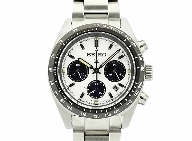 SEIKO PROSPEX SPEEDTIMER SOLAR CHRONOGRAPH V192-0AF0 SBDL085 WITH BOX AND WARRANTY