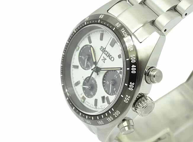 SEIKO PROSPEX SPEEDTIMER SOLAR CHRONOGRAPH V192-0AF0 SBDL085 WITH BOX AND WARRANTY