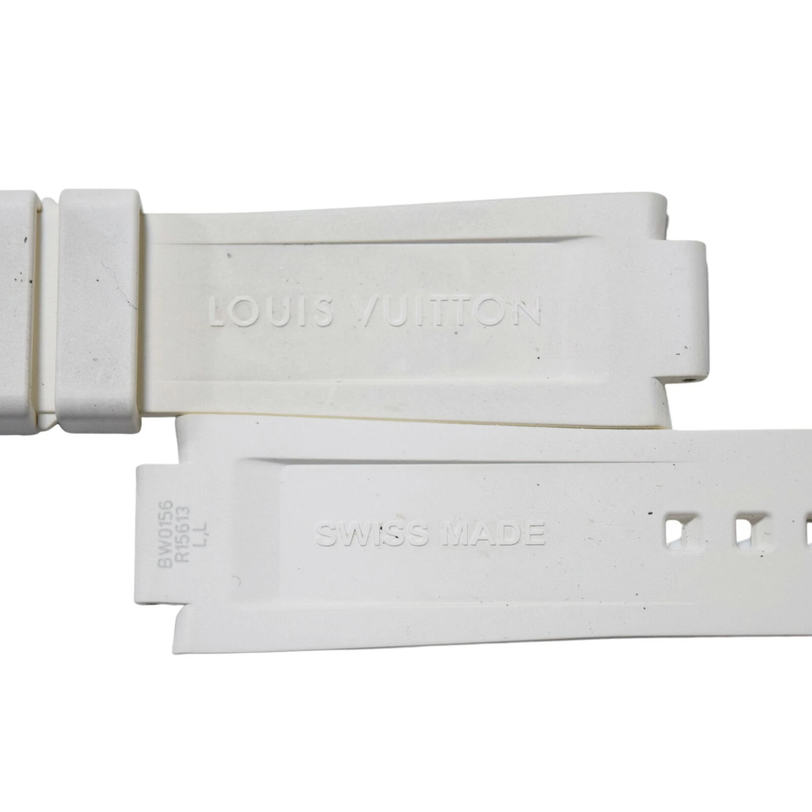 Louis Vuitton Louis Vuitton Rubber Belt with Tambour Buckle R15613 Monogram Replacement Belt LV