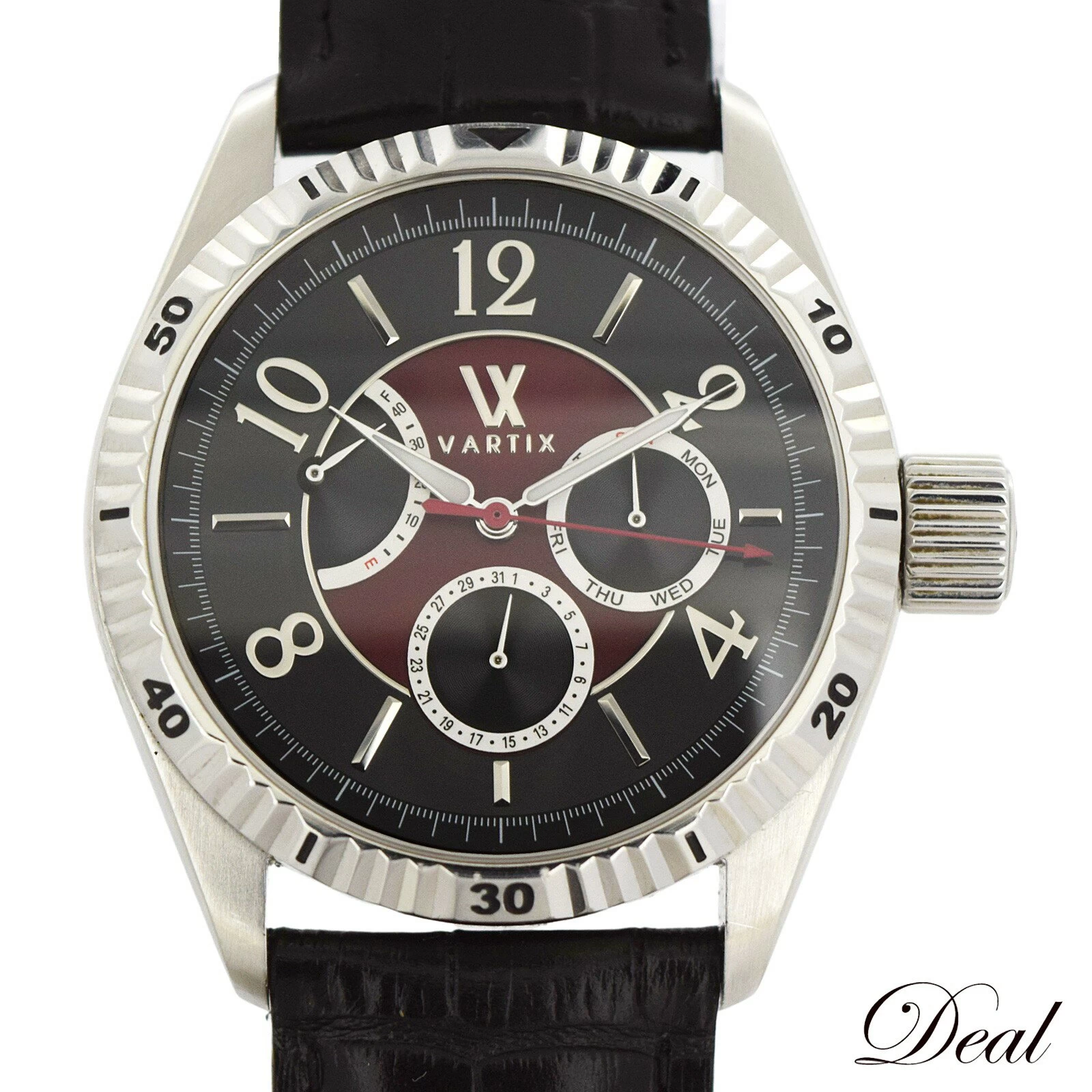 Crown Diamond VARTIX VATIX DAY DATE POWER RESERVE WA2VN 