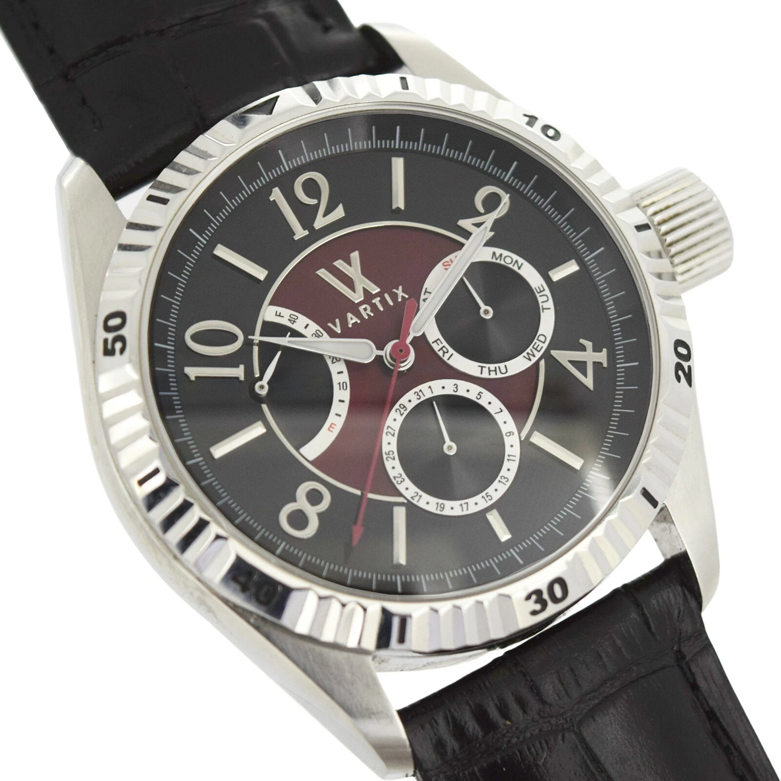 Crown Diamond VARTIX VATIX DAY DATE POWER RESERVE WA2VN 