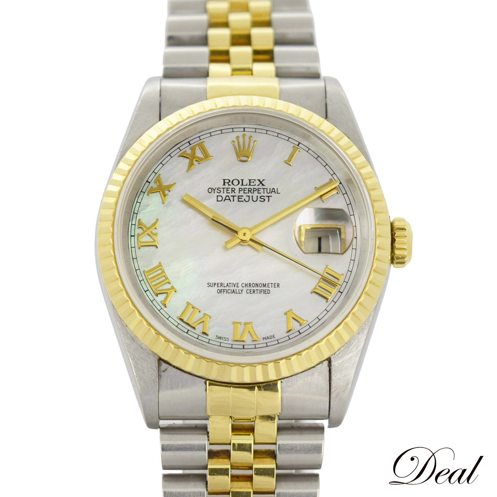 ROLEX ROLEX DATEJUST 16233NR YG/SS SHELL 