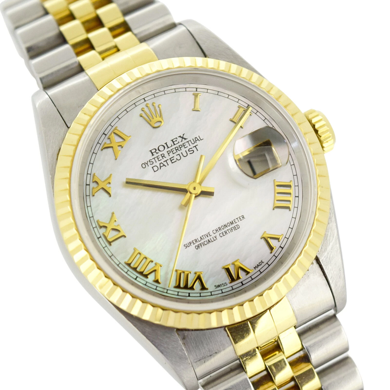 ROLEX ROLEX DATEJUST 16233NR YG/SS SHELL 