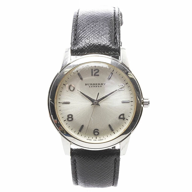 Burberry belt (external product) 1036-H27678TA quartz silver dial stainless steel leather BURBERRY 