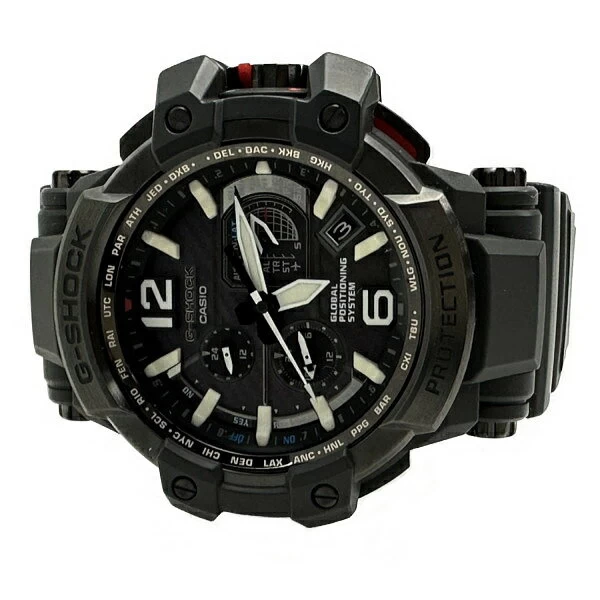 Casio CASIO ◆ [box] watch/G-shock/sky cockpit/royal air force/solar radio/SS x rubber/black/GPW-1000RAF 