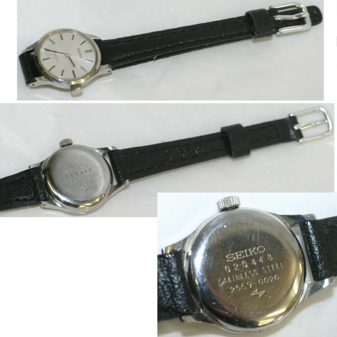 Genuine complete product Seiko antique women's hand-wound watch 2559-0020 with 1 month guarantee ○A14-82-2