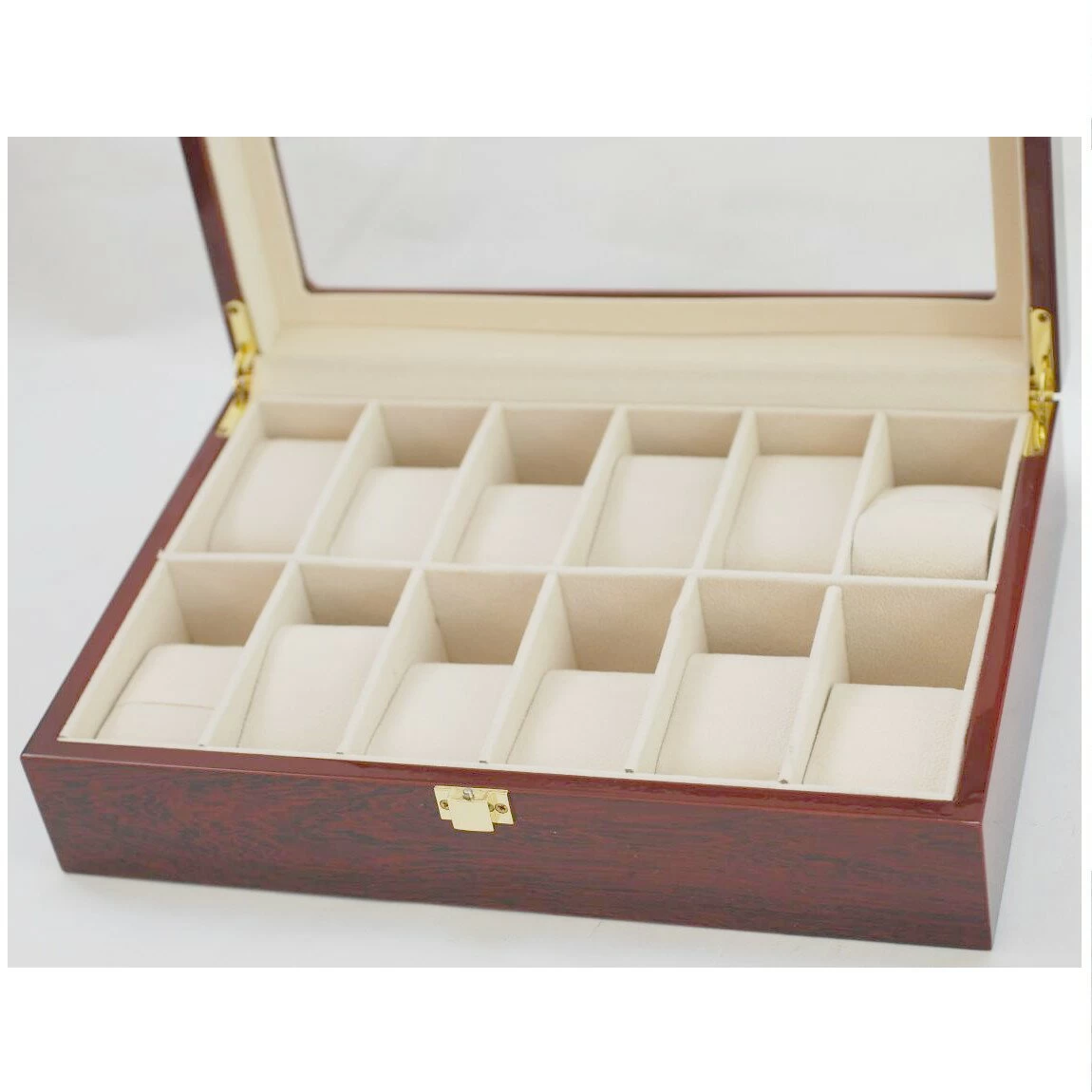 Collection box that can hold 12 pretty watches size W31H9D21cm 〇A16-36 KT-17