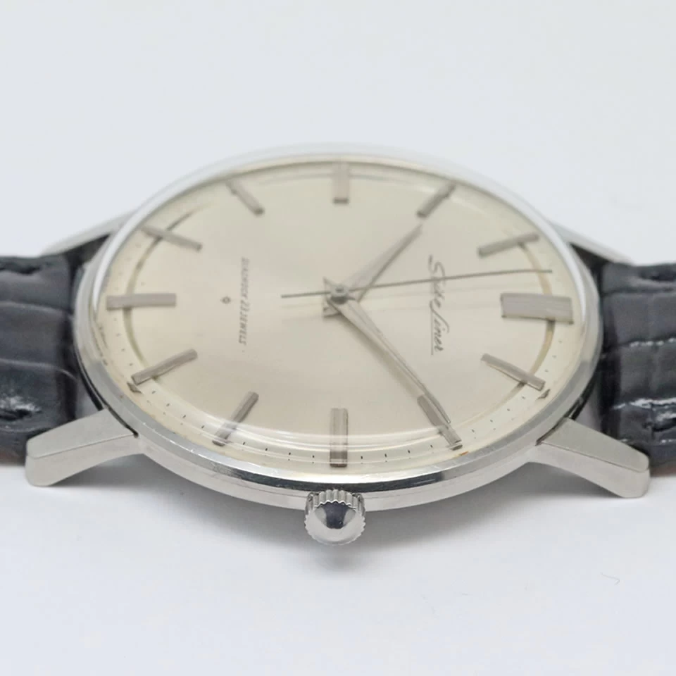 Seiko Liner Ref.J15001 Cal.3140 VINTAGE ANTIQUE SEIKO LINER J15001E SS CIRCLE LINE SD DIAL Cal.3140 23 Ishitemaki OH PAID 1962/7 Manufacture (Showa 37) Overhauled [Brand] [PAWN SHOP]