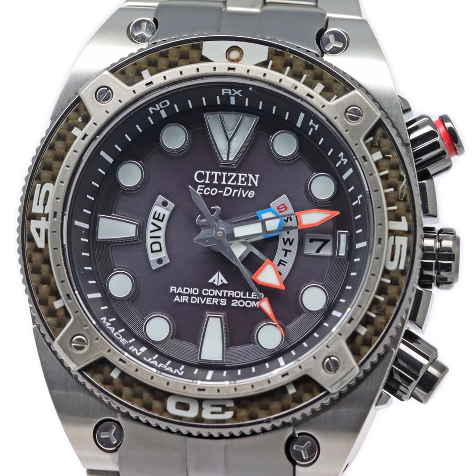 CITIZEN PROMASTER MARINE 200m PMD56-2991 Citizen Promaster Marine Eco-Drive Radio Controlled Watch PMD56-2991 [PAWN SHOP] [Certified Product] [Genuine Guarantee] [Kyoto Pawn Shop]