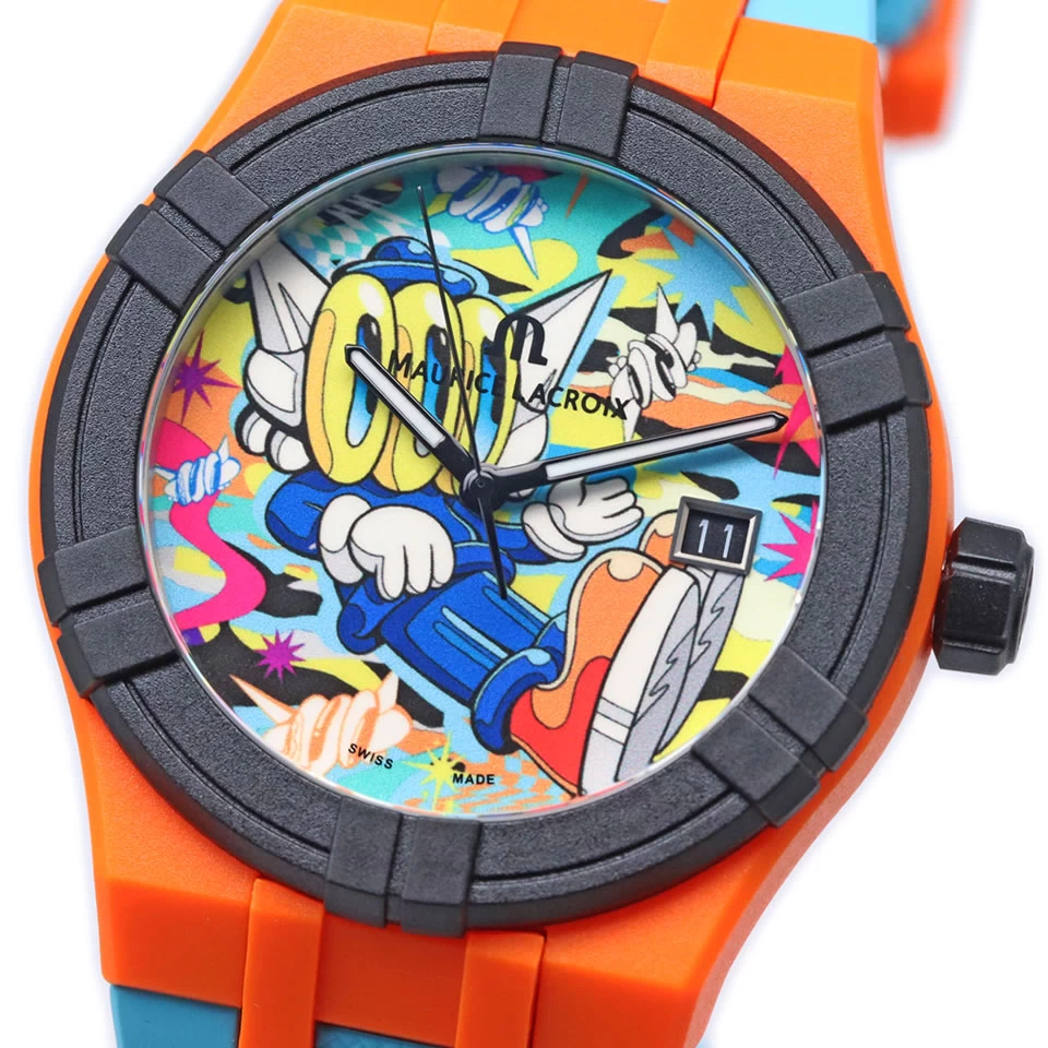 MAURICE LACROIX AIKON #tide Benzilla AI2008-50YZA-000-0 Maurice Lacroix icon #タイド Benzilla AI2008-50YZA-000-0 Benzilla Graphic Dial [Brand] [PAWN SHOP]