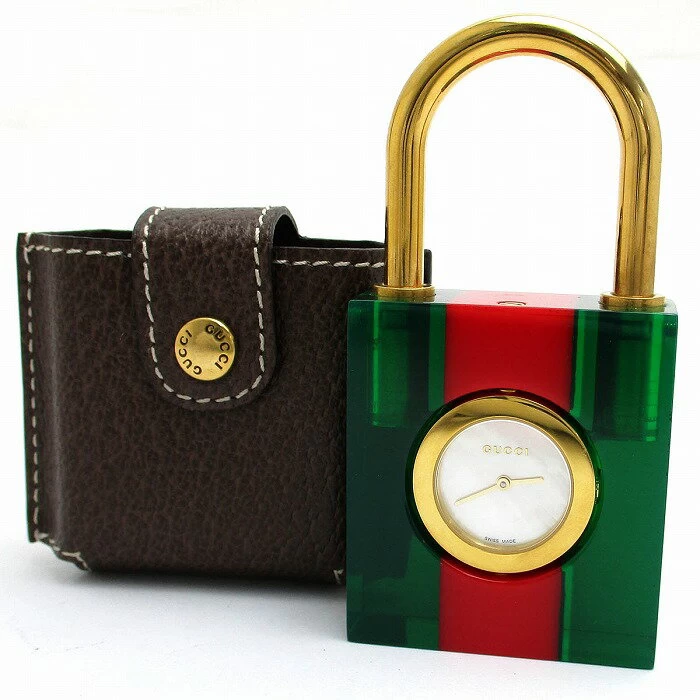 Gucci Constance Padlock Watch Padlock Unisex Sherry Shell Dial 150.5 GUCCI Bee Bee YA150501
