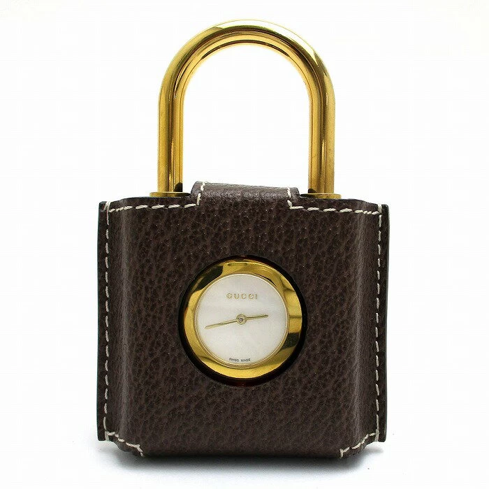 Gucci Constance Padlock Watch Padlock Unisex Sherry Shell Dial 150.5 GUCCI Bee Bee YA150501