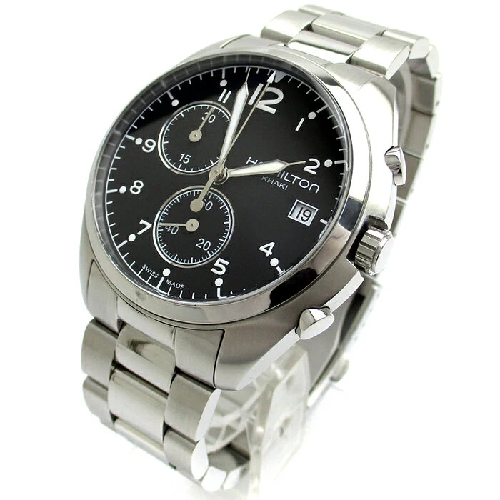 Hamilton Khaki Aviation Pioneer Pilot Chrono H765120 Warranty Box Quartz Hamilton H76512133