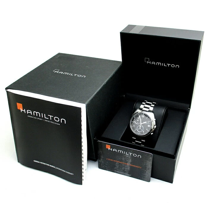 Hamilton Khaki Aviation Pioneer Pilot Chrono H765120 Warranty Box Quartz Hamilton H76512133
