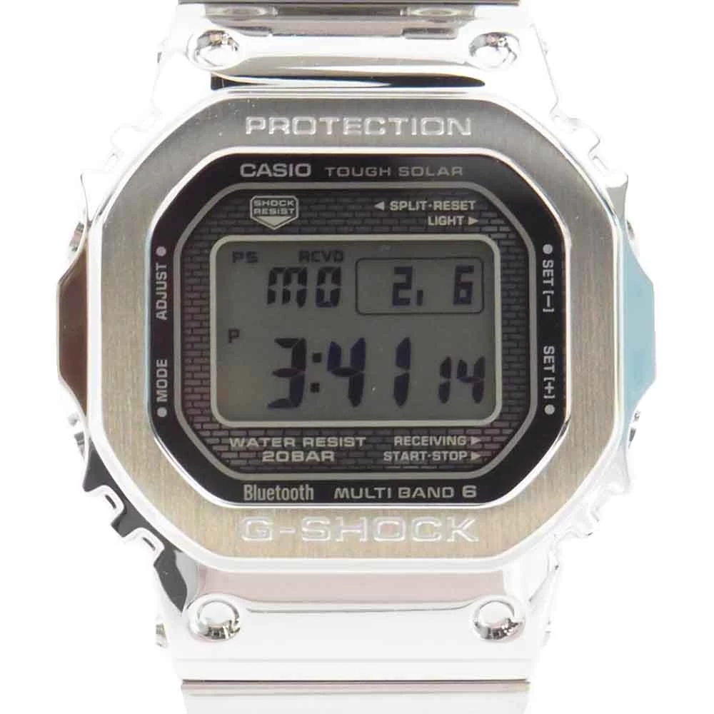 CASIO G-SHOCK Casio G-SHOCK GMW-B5000D-1JF Full Metal Silver Radio Wave Solar Watch Silver Series [New Used] [Unused]