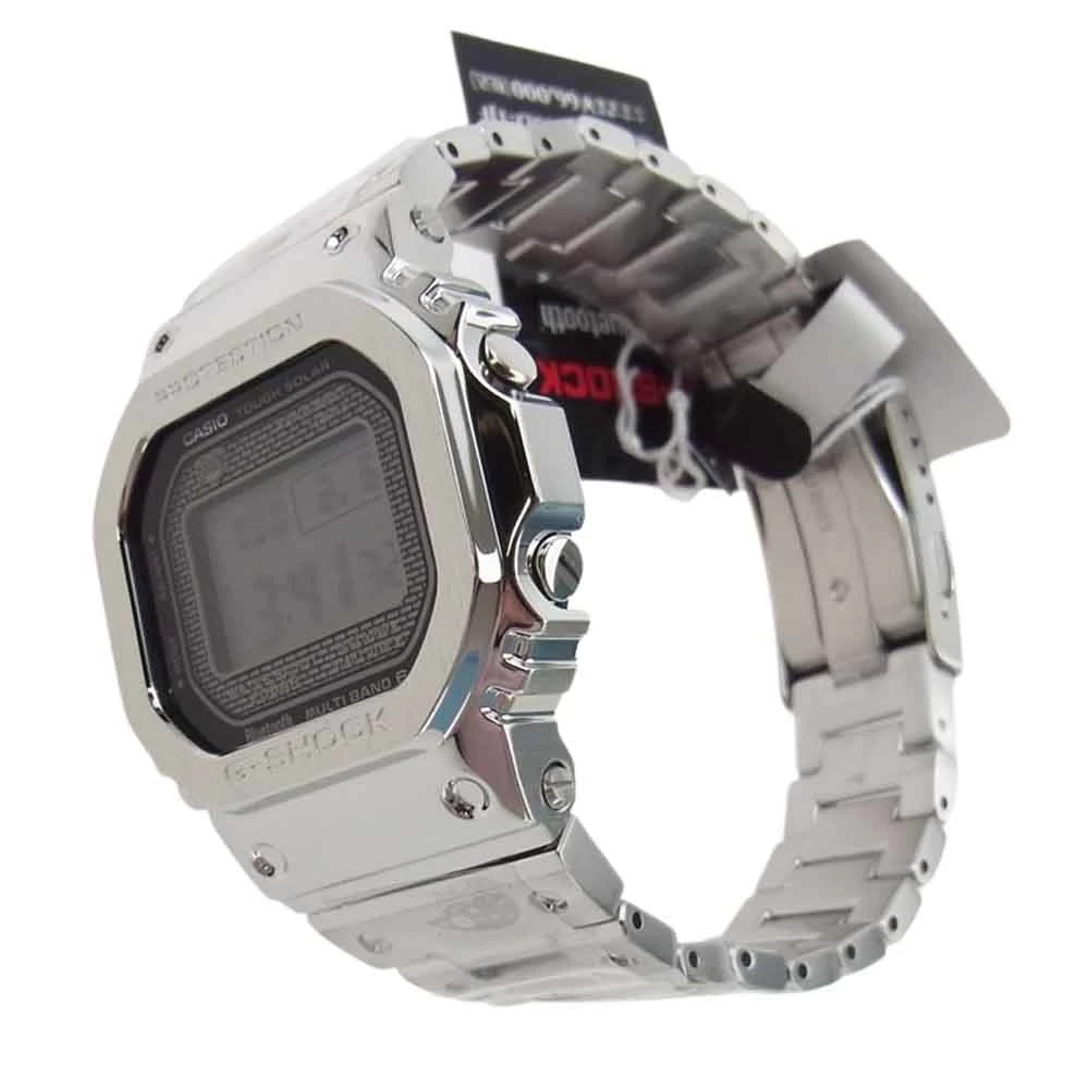 CASIO G-SHOCK Casio G-SHOCK GMW-B5000D-1JF Full Metal Silver Radio Wave Solar Watch Silver Series [New Used] [Unused]