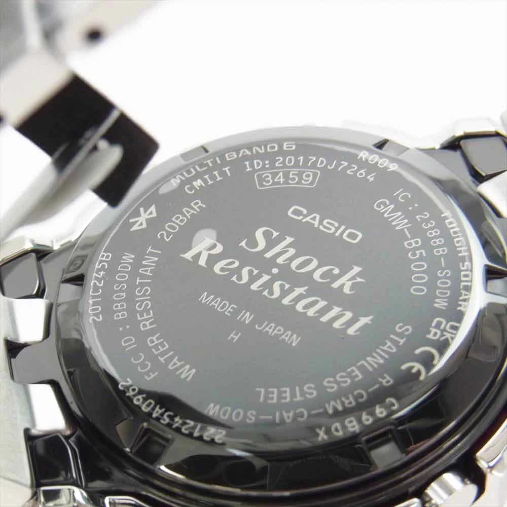 CASIO G-SHOCK Casio G-SHOCK GMW-B5000D-1JF Full Metal Silver Radio Wave Solar Watch Silver Series [New Used] [Unused]