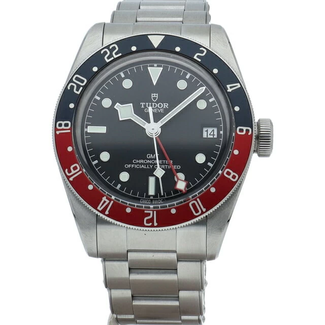 Tudor Heritage Black Bay GMT Warranty Period (2021.12) M79830RB-0001 Box Warranty Certificate SS Watch Black Finish Complete Good Condition