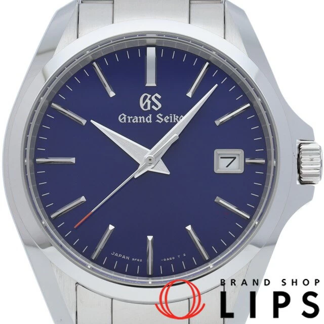 Seiko Grand Seiko Quartz 38mm Sport Collection Blue SBGX287 (9F62-0AG0) Box Warranty SS Watch Blue Finish Beautiful Item