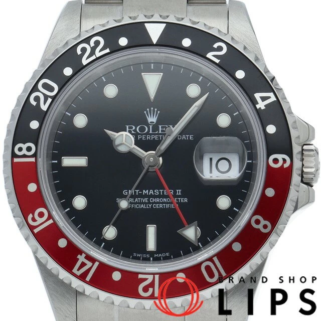 Rolex GMT Master 2 Cork GMT-Master 2 16710 (F) Repair Manual SS Watch Black Finish Beautiful Item