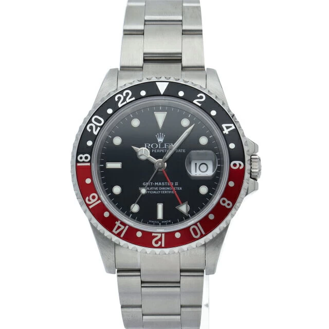 Rolex GMT Master 2 Cork GMT-Master 2 16710 (F) Repair Manual SS Watch Black Finish Beautiful Item