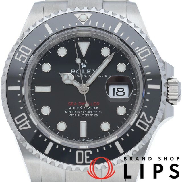 Rolex Sea-Dweller Red Seed Sea-Dweller 126600 (random) Box Warranty SS Watch Black Good Condition