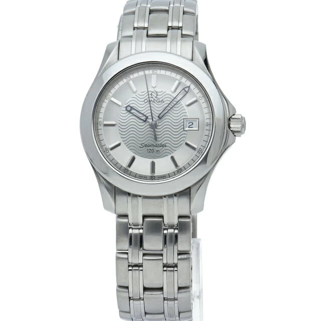 Omega Seamaster 120M Quartz 36mm Seamaster 120M Quartz 36mm 2511.31 Box Warranty Card 1 Piece SS Watch Silver Finish, Beautiful