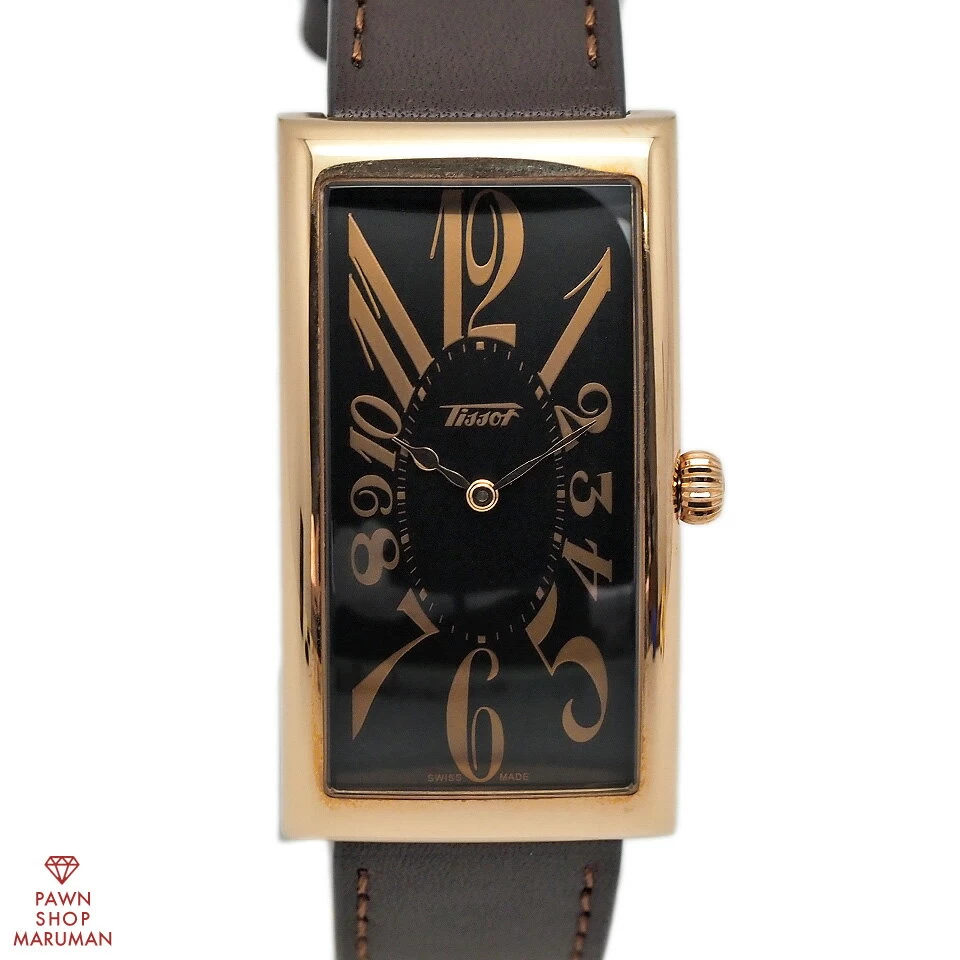 TISSOT TISSOT HERITAGE BANANA CENTENARY T117.509.36.032.00 QUARTZ PGP x LEATHER BLACK 