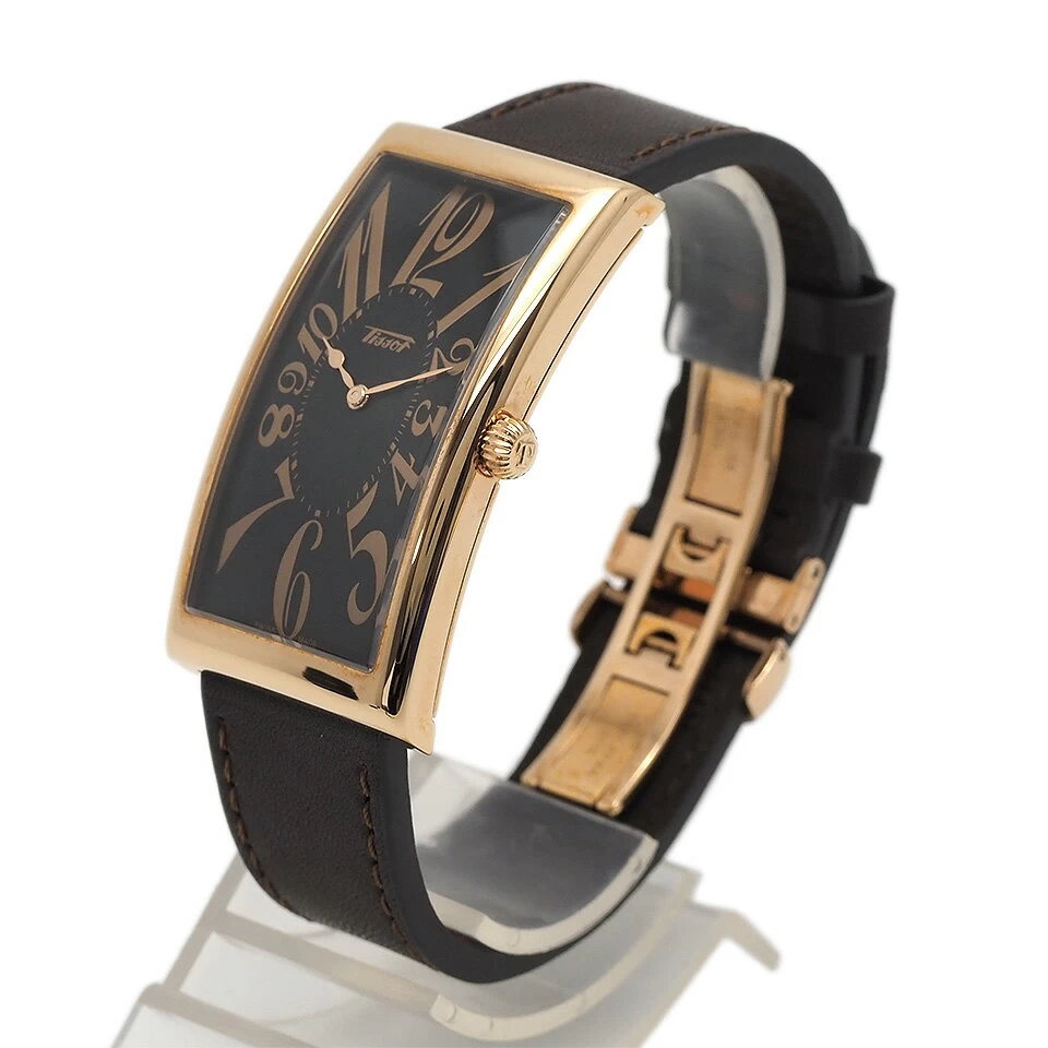 TISSOT TISSOT HERITAGE BANANA CENTENARY T117.509.36.032.00 QUARTZ PGP x LEATHER BLACK 