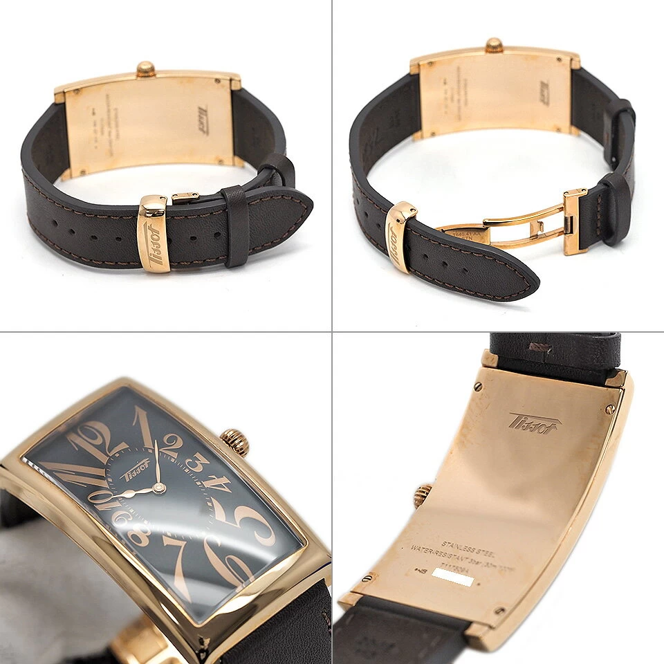 TISSOT TISSOT HERITAGE BANANA CENTENARY T117.509.36.032.00 QUARTZ PGP x LEATHER BLACK 
