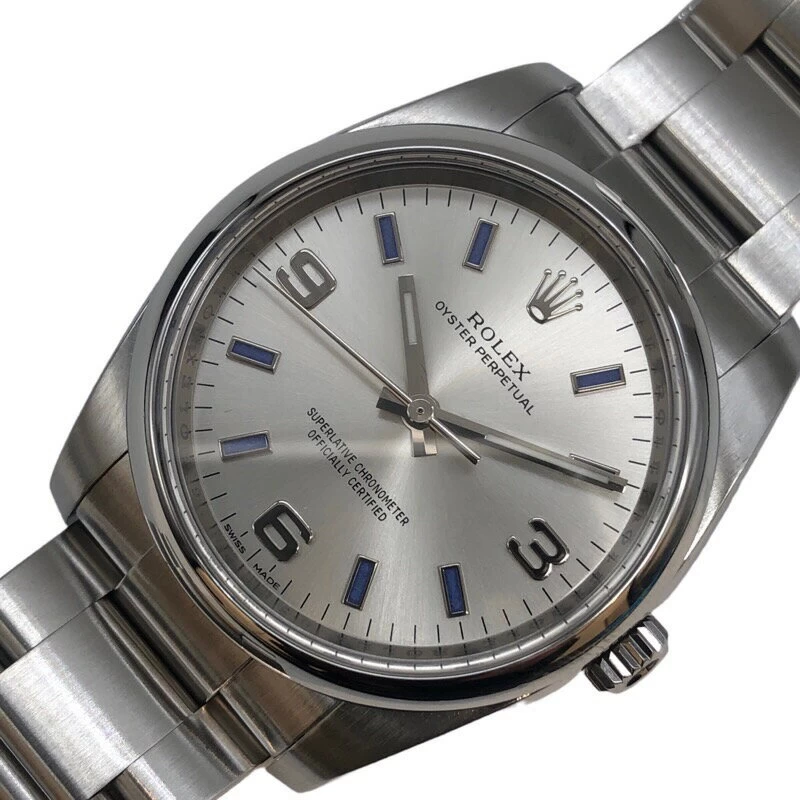 ROLEX ROLEX OYSTER PERPETUAL 34 114200 SILVER WOMEN 