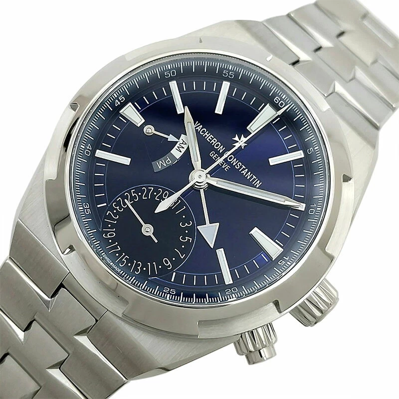 Vacheron Constantin VACHERON CONSTANTIN OVERSEAS DUAL TIME 7900V/110A-B334 Automatic Blue Dial SS 