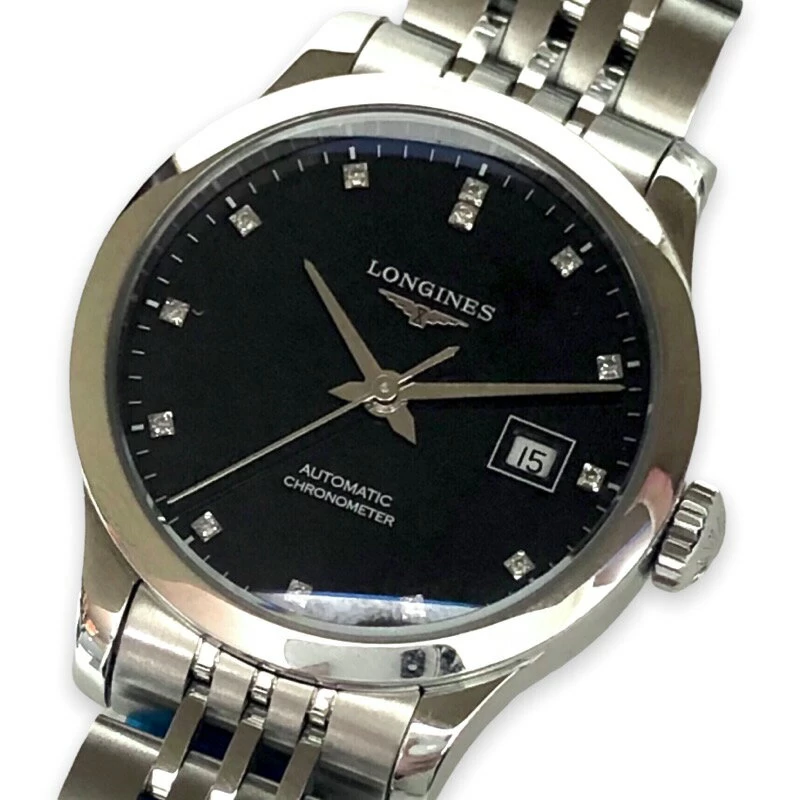 Longines LONGINES Record L2.321.4.57.6 Black Automatic Women 