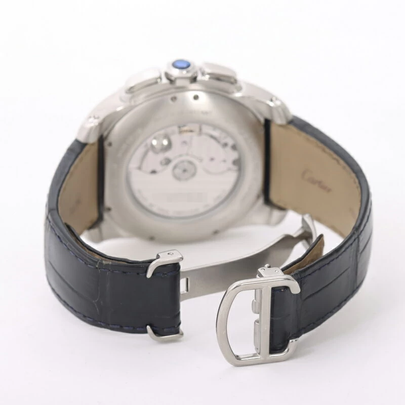 Cartier Cartier Calibre de Cartier Chronograph Automatic White Dial W7100046 