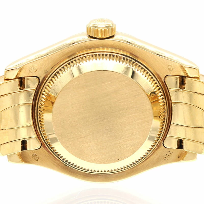 ROLEX ROLEX DATEJUST PEARLMASTER Z NO. 80298 SILVER AUTOMATIC WOMEN 