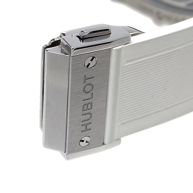HUBLOT HUBLOT SPIRIT OF BIG BANG 647.NE.2070.RW.1204 WHITE TITANIUM/GENUINE BUCKLE RUBBER STRAP SELF-WINDING 