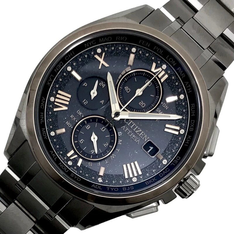 Citizen CITIZEN Atessa Radio Controlled Watch 30th Anniversary Limited Edition AT8254-61E Navy Dial 