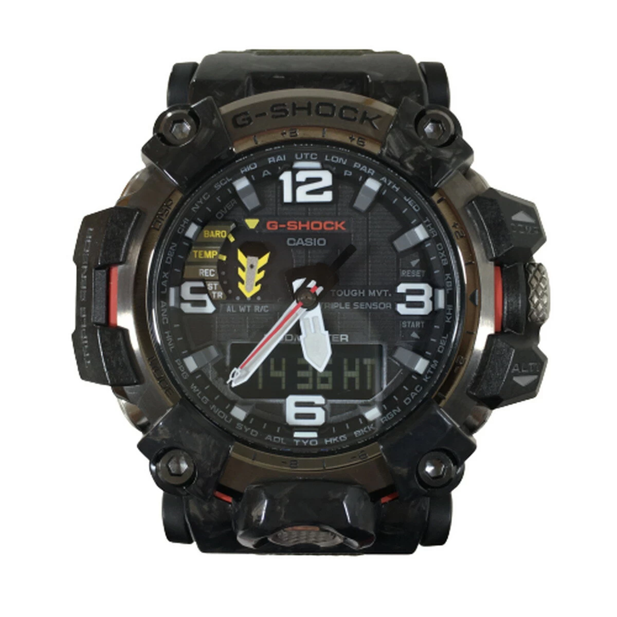 [Good Condition] G-SHOCK G-SHOCK MADMASTER GWG-2000-1A3JF Radio Wave Solar CASIO 50mm Watch [A0]