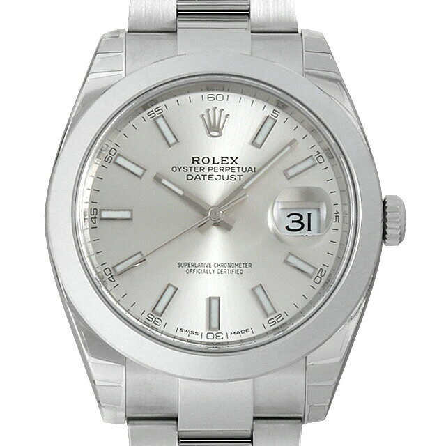 Rolex Datejust 41 126300 Silver Bar 3 Row Oyster Breath Random Number [Brand New] [36 Loans Payments, No Interest Rate]