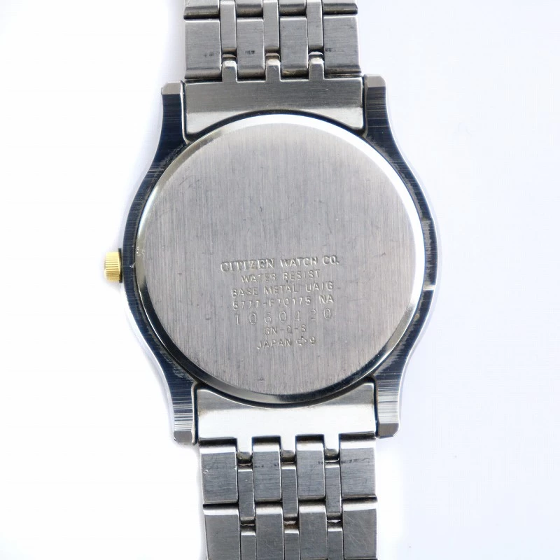 Citizen CITIZEN Exceed Watch Quartz Metal Super Hard Case Silver Color Gold Color 5777-F70175 /IR ■GY05 Ladies 230306