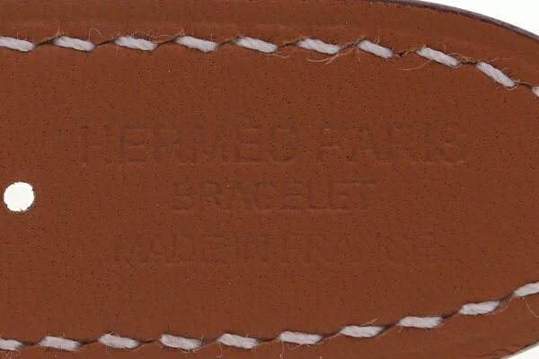 Hermes Replacement Strap Simple Tull Leather Strap for Apple Watch Hermes 41mm Case MKFL3FE/A Gold Vow Swift Z Engraved 2021 Smart Watch Ladies Swift HERMES