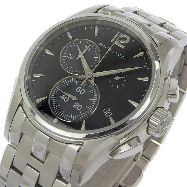 ☆ Hamilton Jazzmaster Chrono Quartz Black Dial H326121 [Watch]