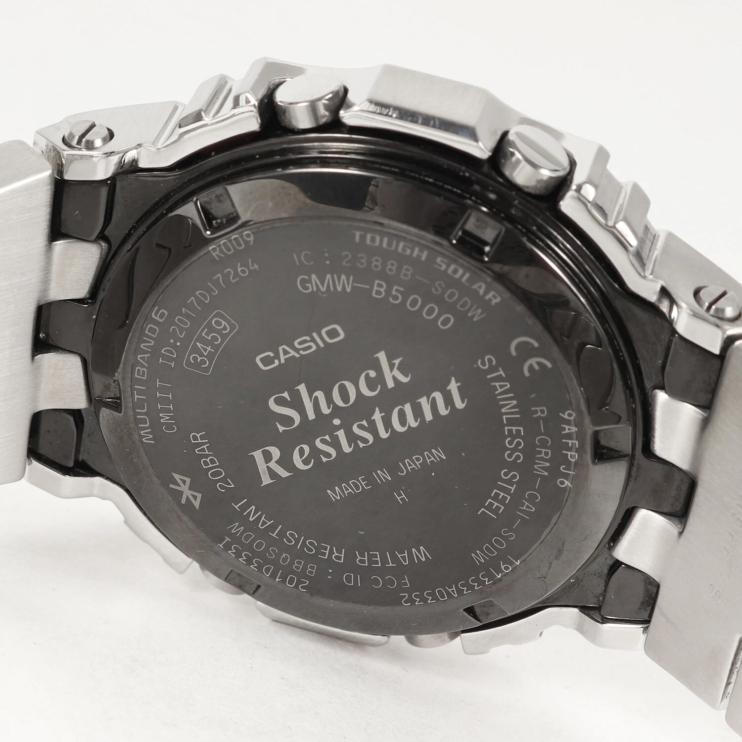 G-SHOCK G-SHOCK CASIO CASIO GMW-B5000D-1JF FULL METAL TOUGH SOLAR WATCH SILVER BRAND [K3704]