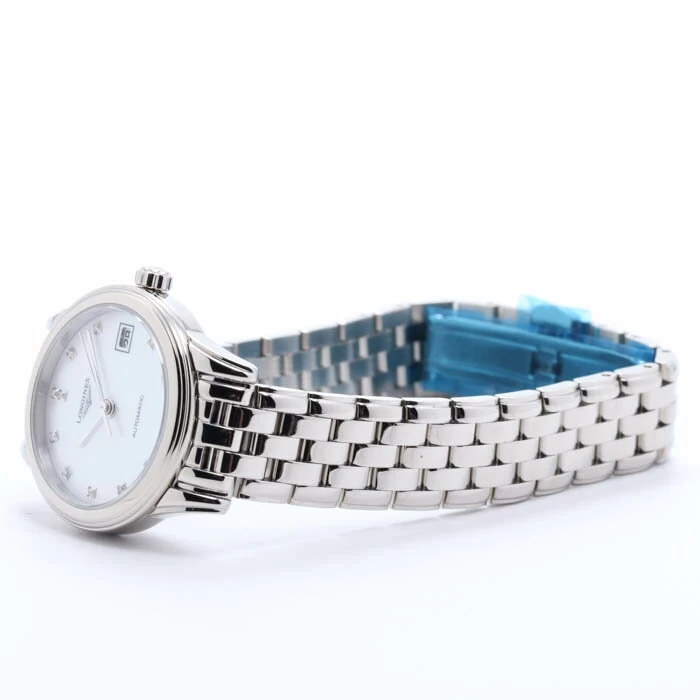 Longines [LONGINES] Flagship L4.274.4.87.6 Womens White Shell Stainless Steel Relaxed WHITE SHELL SS D12P DIAMOND MOP