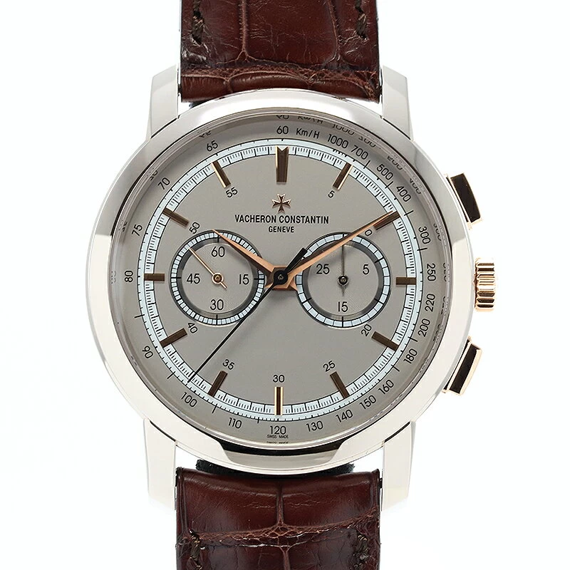 Vacheron Constantin [VACHERON CONSTANTIN] Patrimony Traditional Chronograph 47192/000B-9828 Gray 18K White Gold/18K Pink Gold PAT