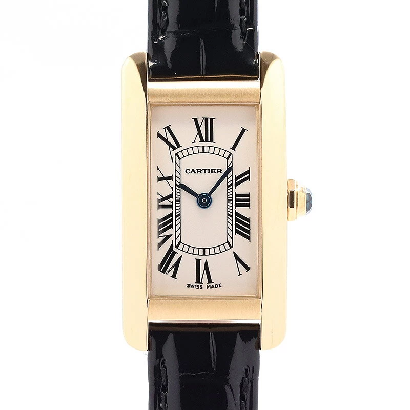 Until 1:59 on the 9th! Few left ★ Cartier [CARTIER] Tank American SM W2601556 Ladies Silver K18 Yellow Gold TANK AMERICAINE SMALL MODEL SILVER K18YG 