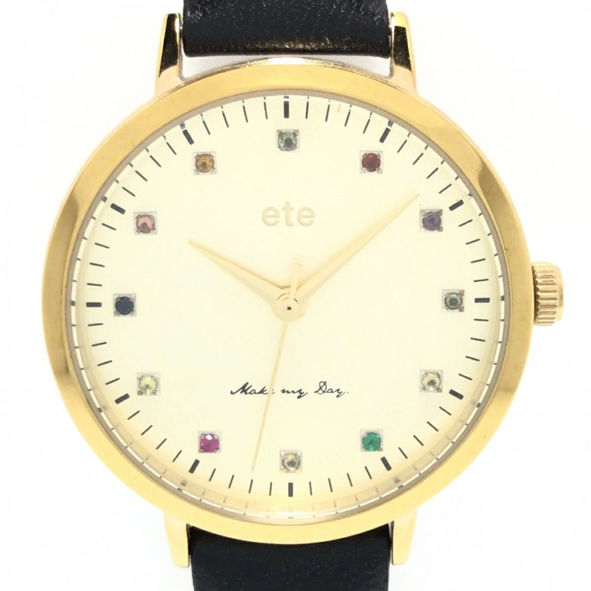 ete (ete) rhinestone/birthstone color gold