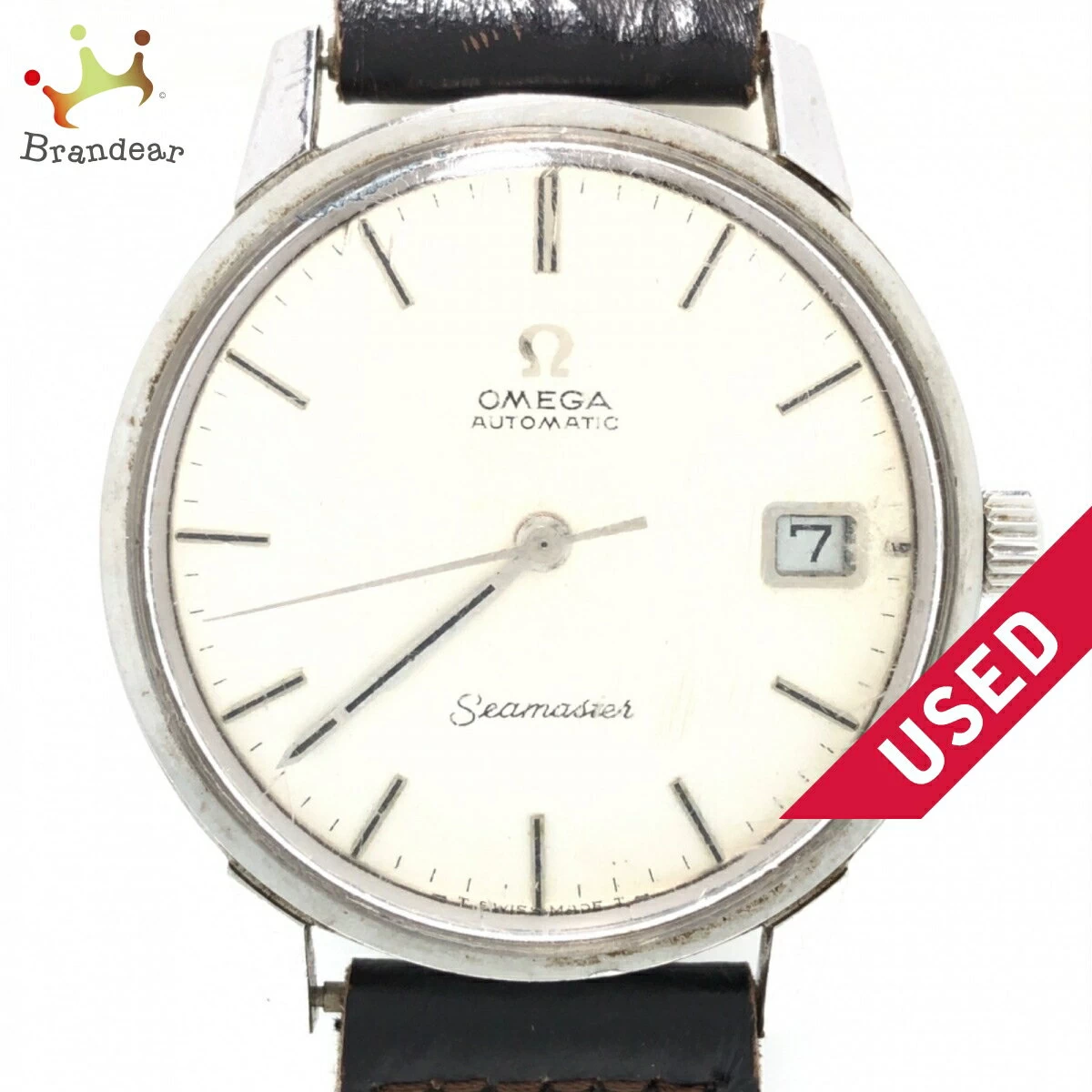OMEGA (Omega) Seamaster bra windshield/external belt silver