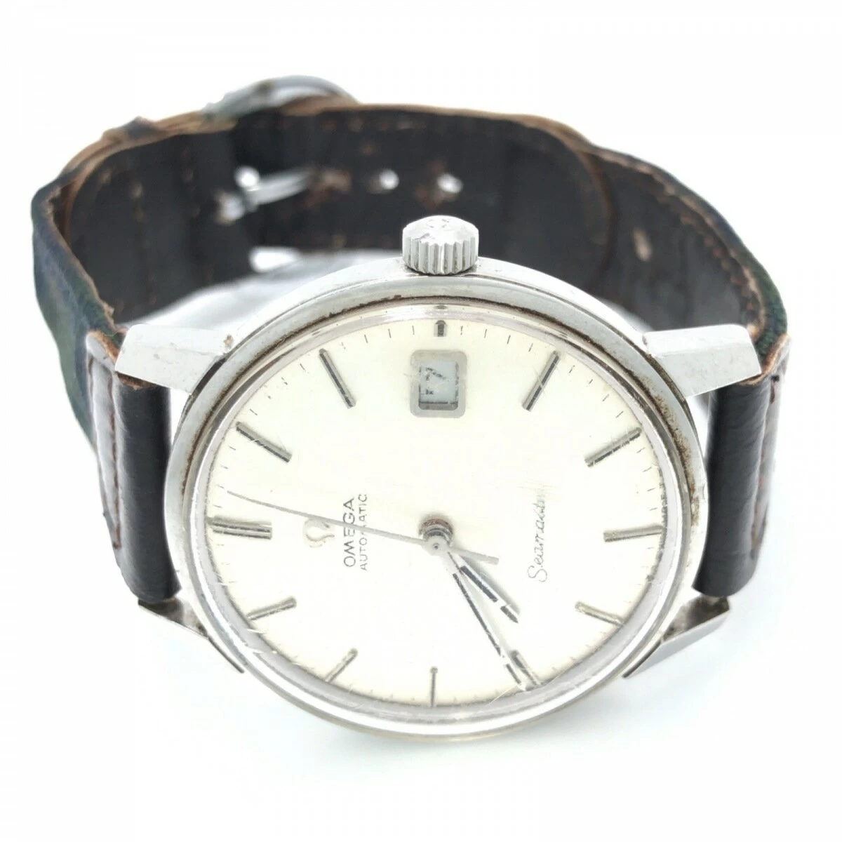 OMEGA (Omega) Seamaster bra windshield/external belt silver